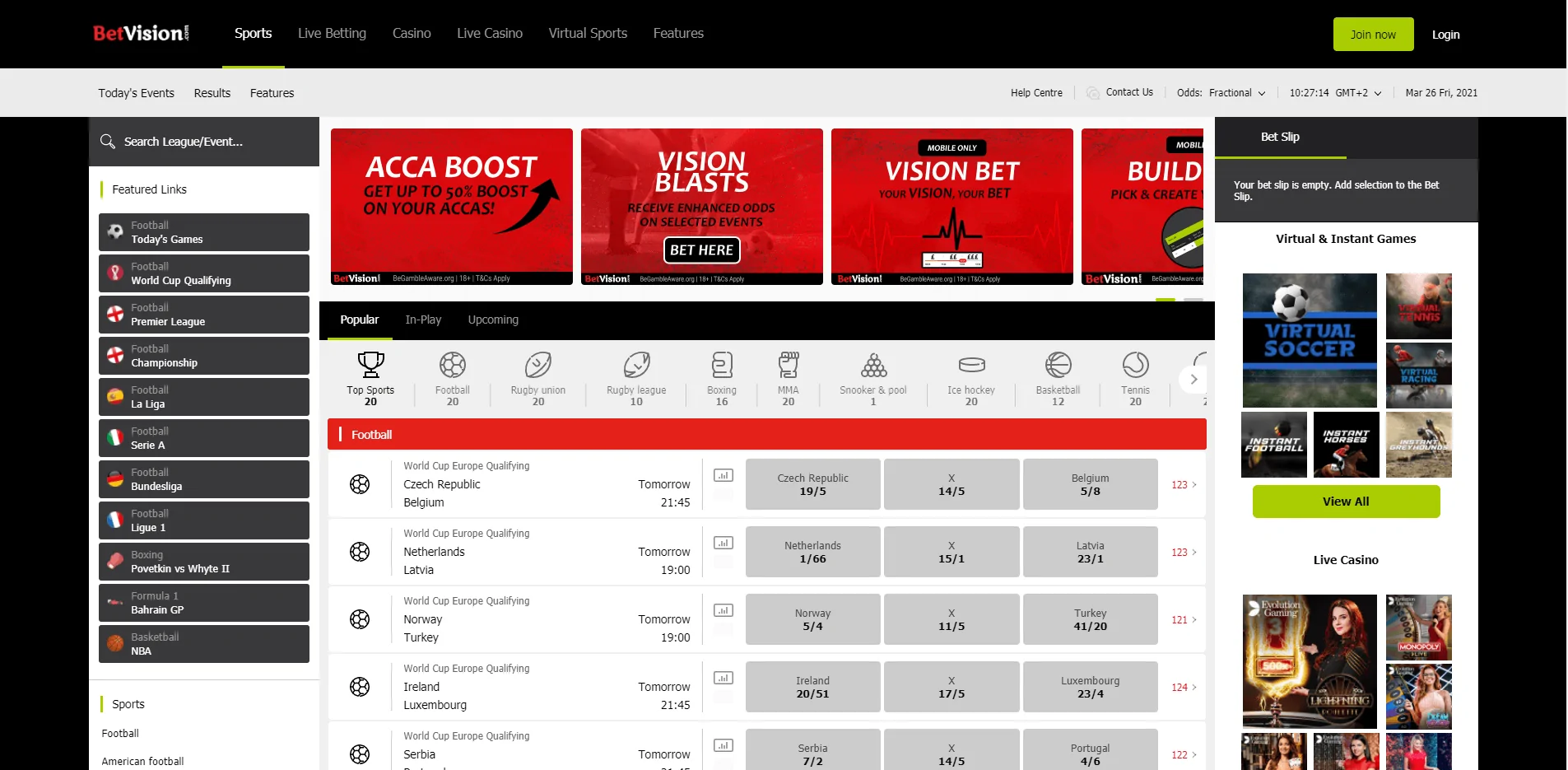 BetVision Review BetVision Review