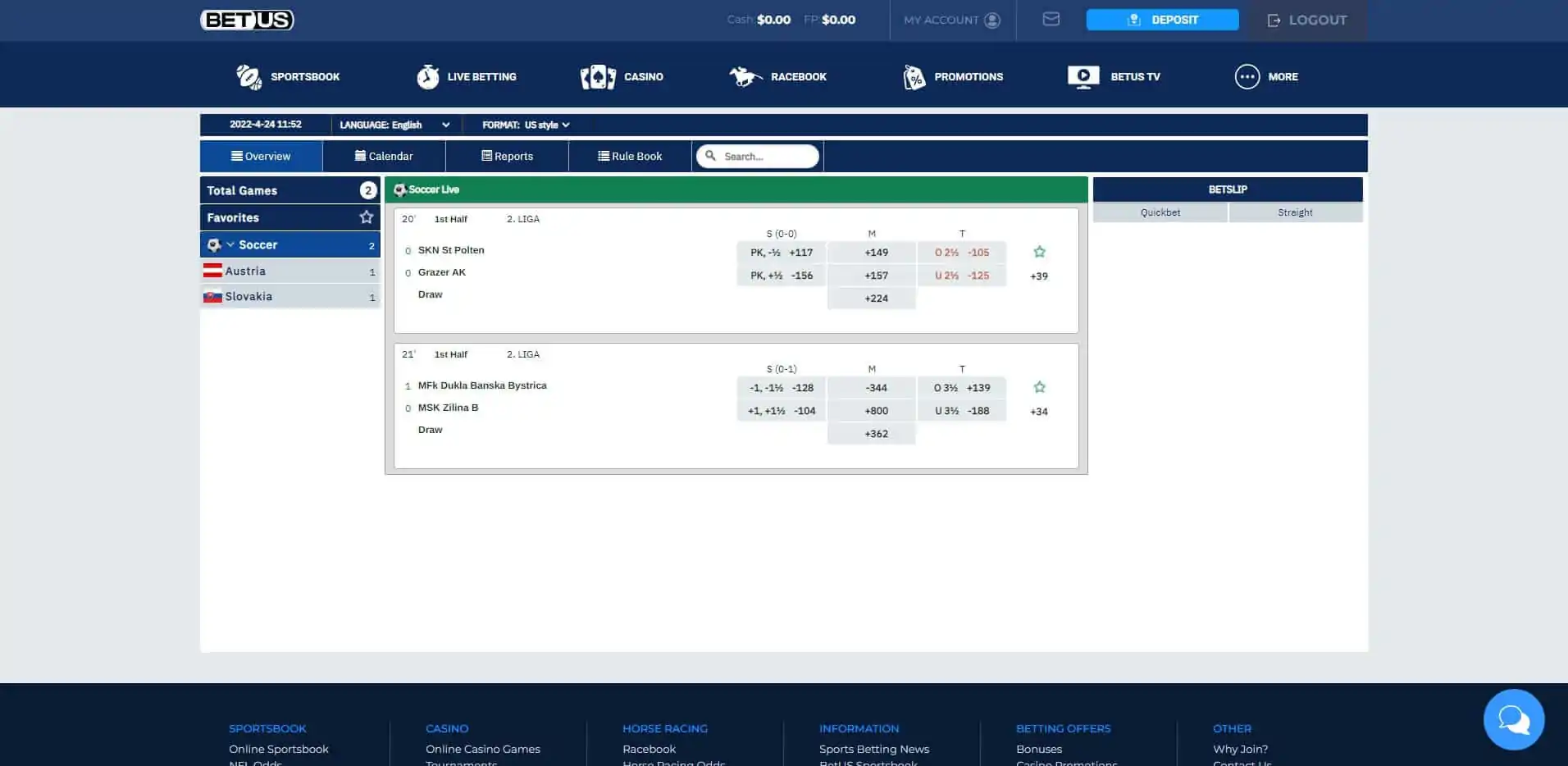 Betus Live Betting Live Betting Betus