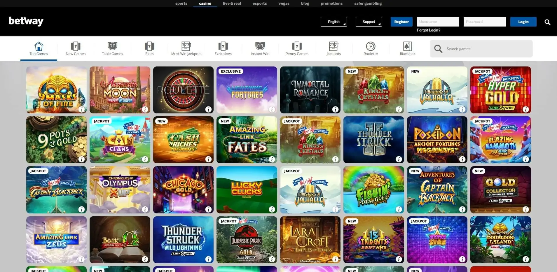 Betway Casino Casino Betway