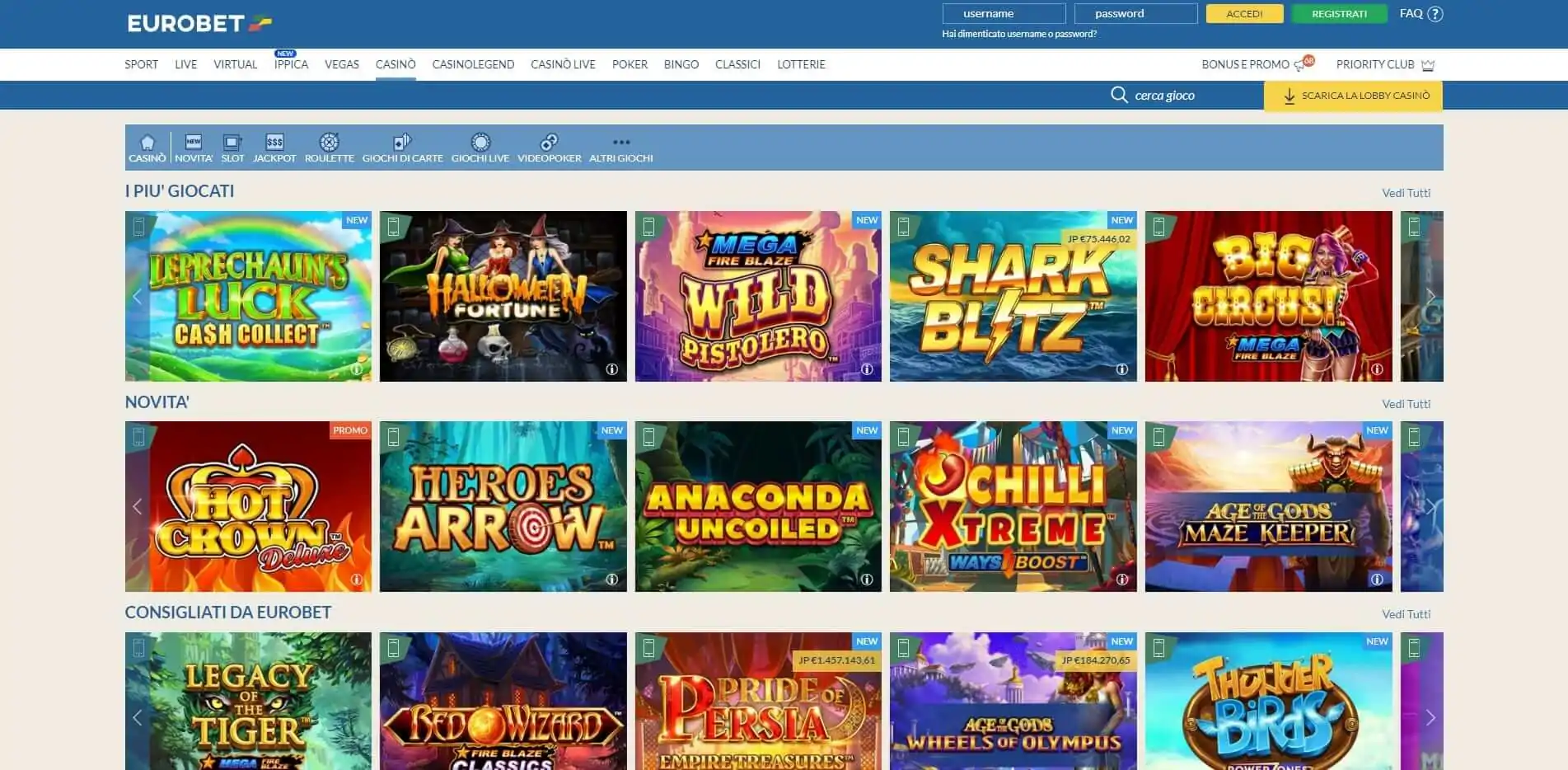 Eurobet  Casino Eurobet Casino