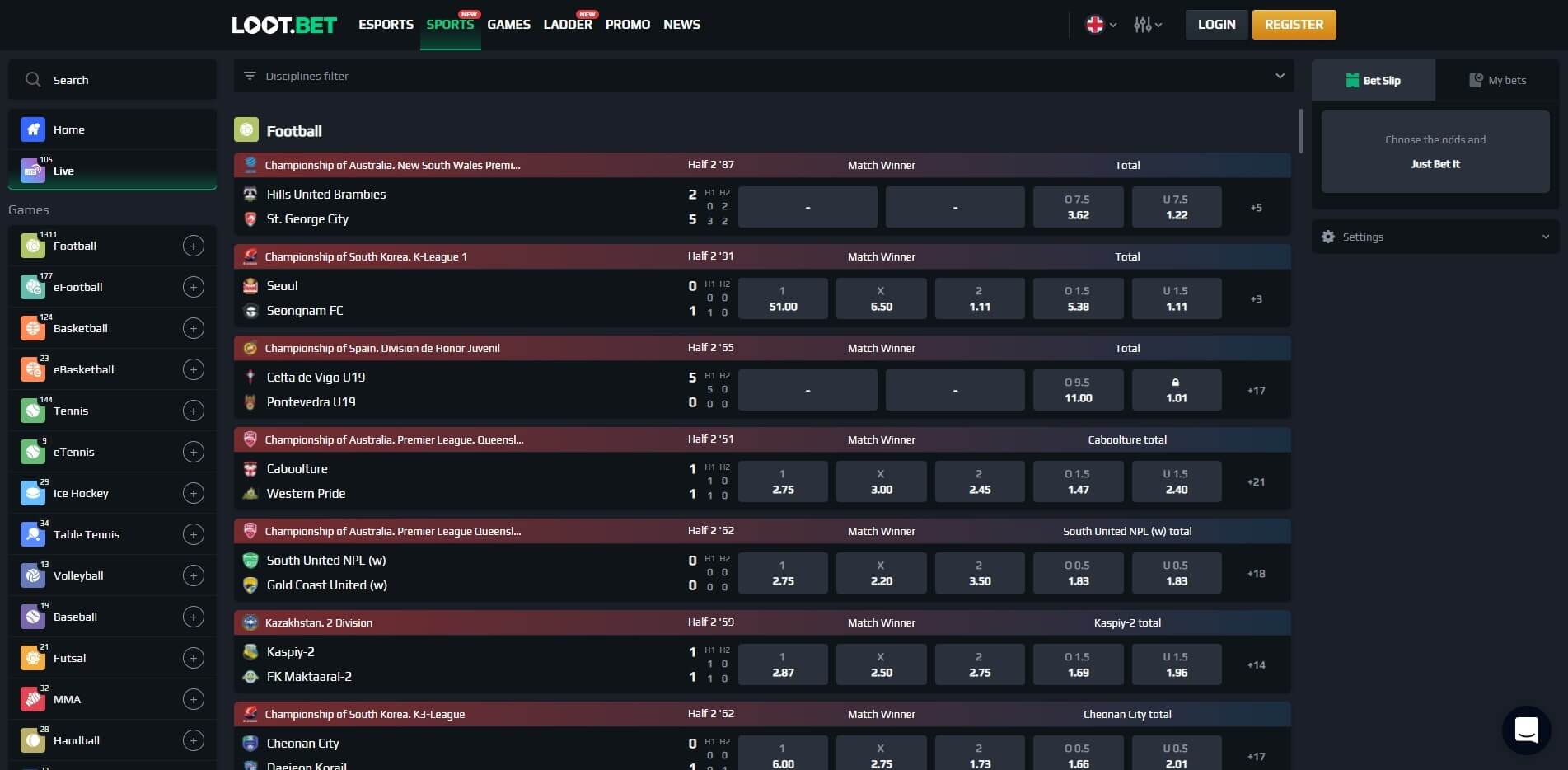 Live Betting Loot.bet Loot.bet Live Betting