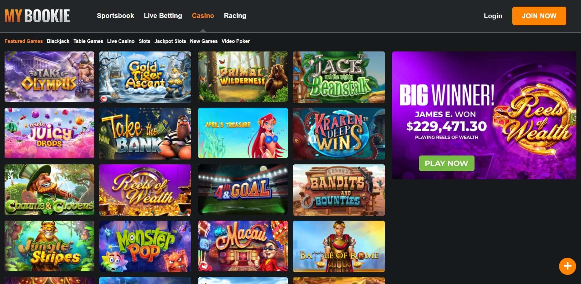 Mybookie Casino MyBookie Casino Review