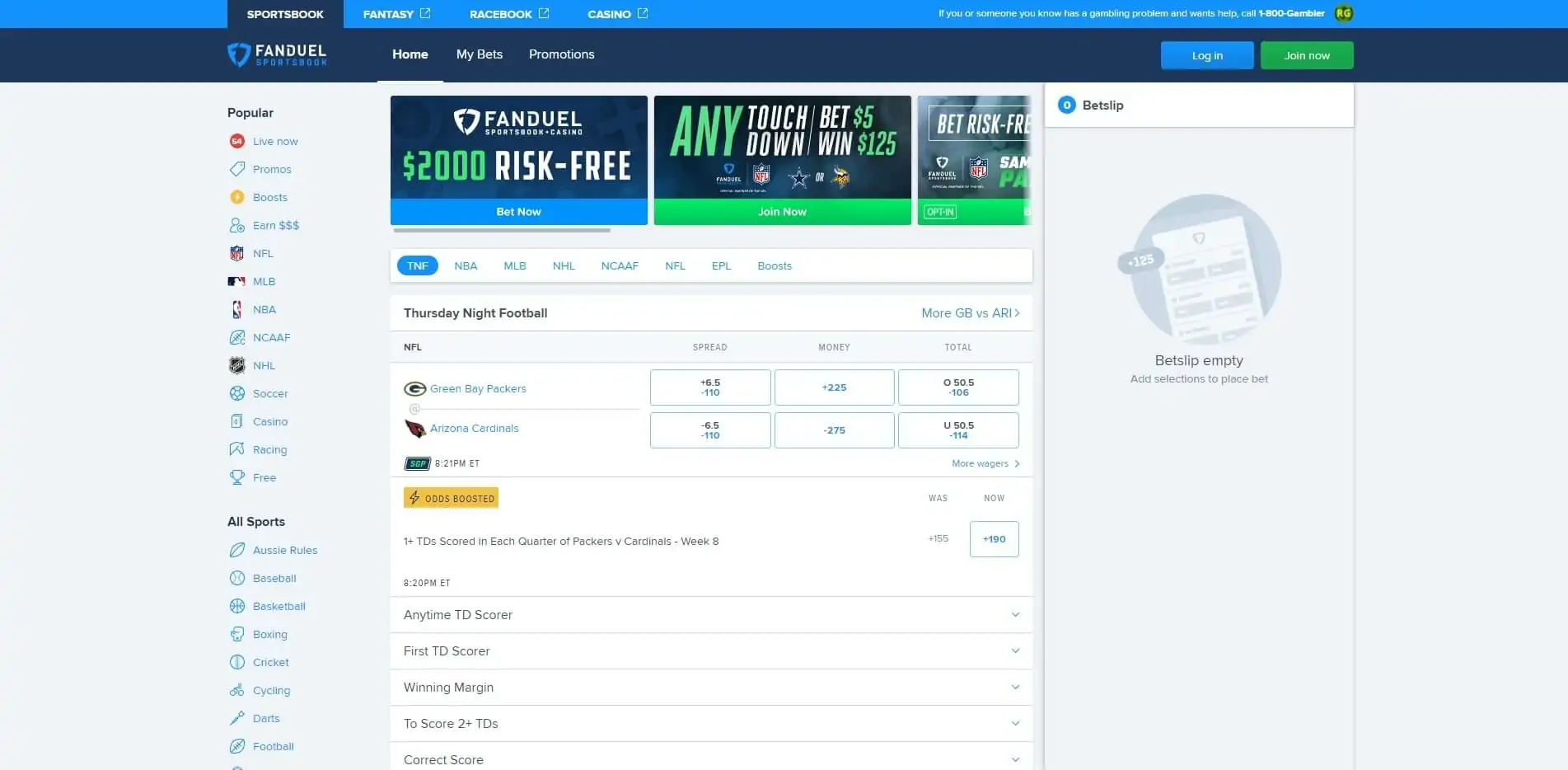 FanDuel Website