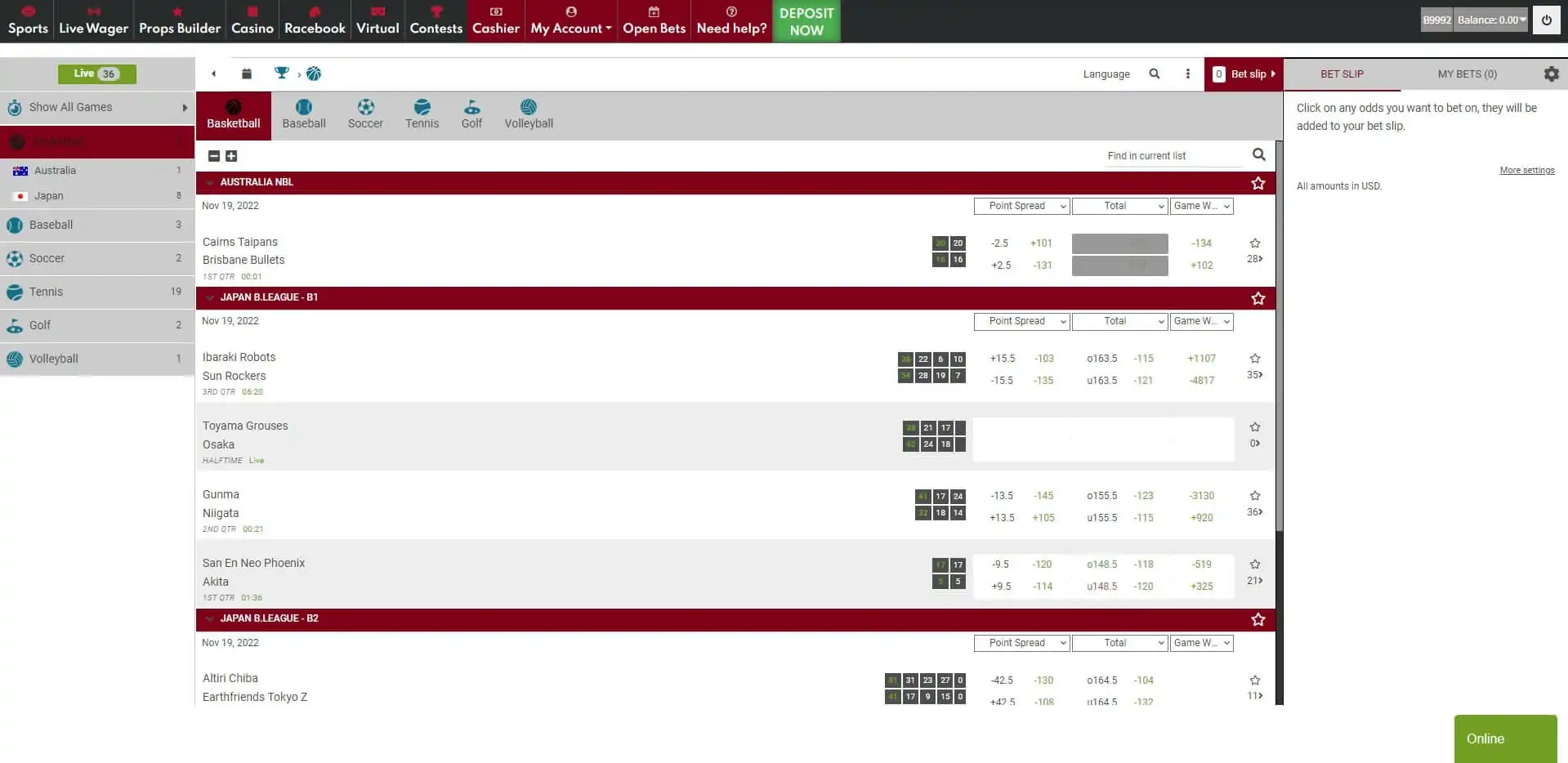 Live Betting ABCIslands ABCIslands Live Betting