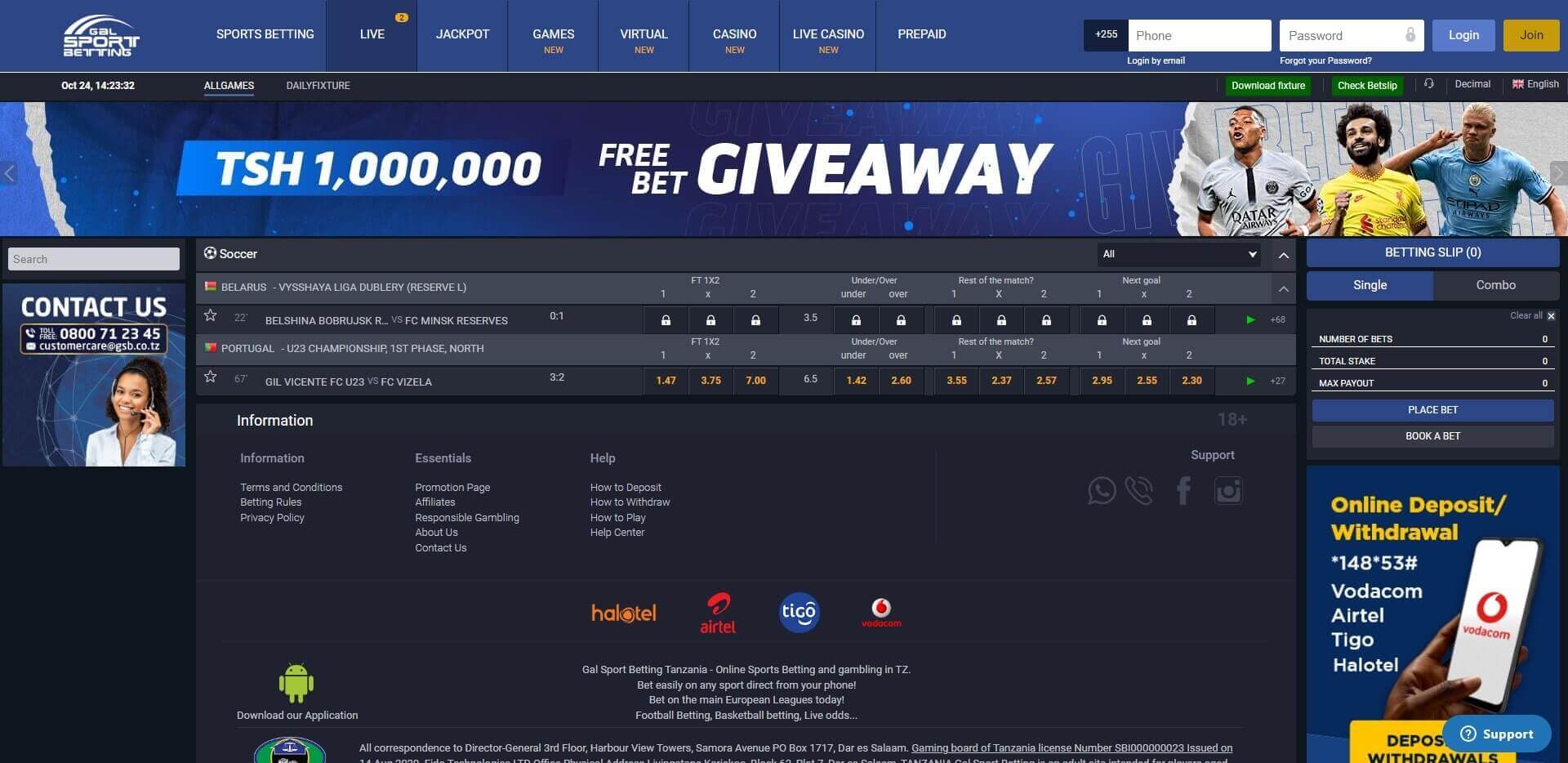 Gal Sport Betting Live Betting