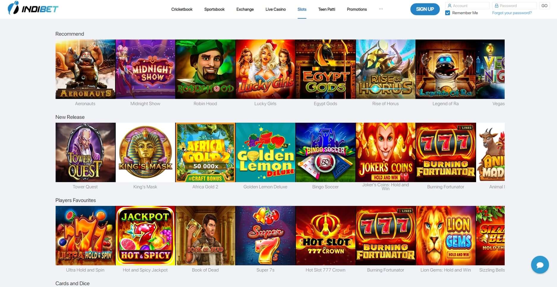 Casino Indibet Indibet Casino