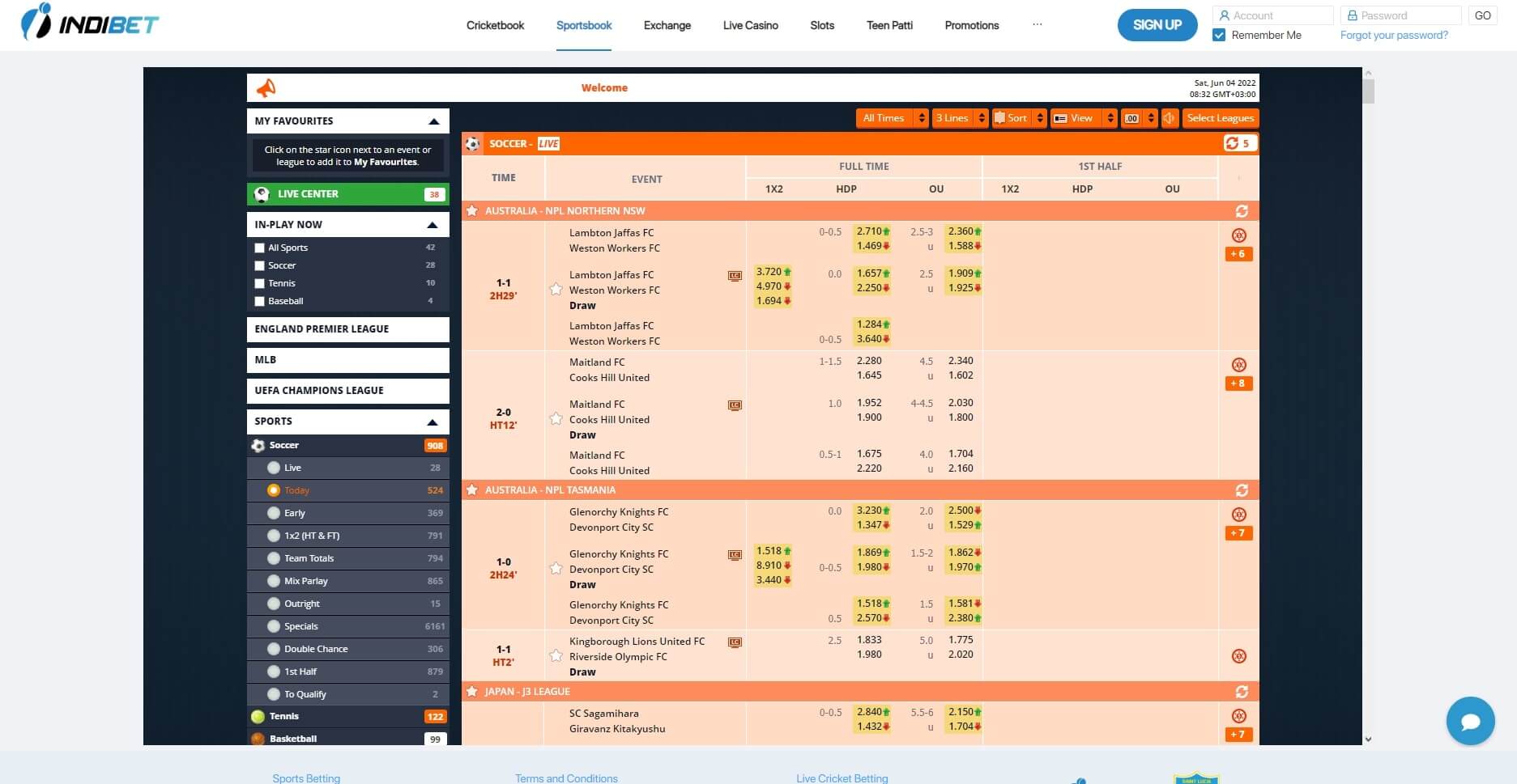 Live Betting Indibet Indibet Live Betting