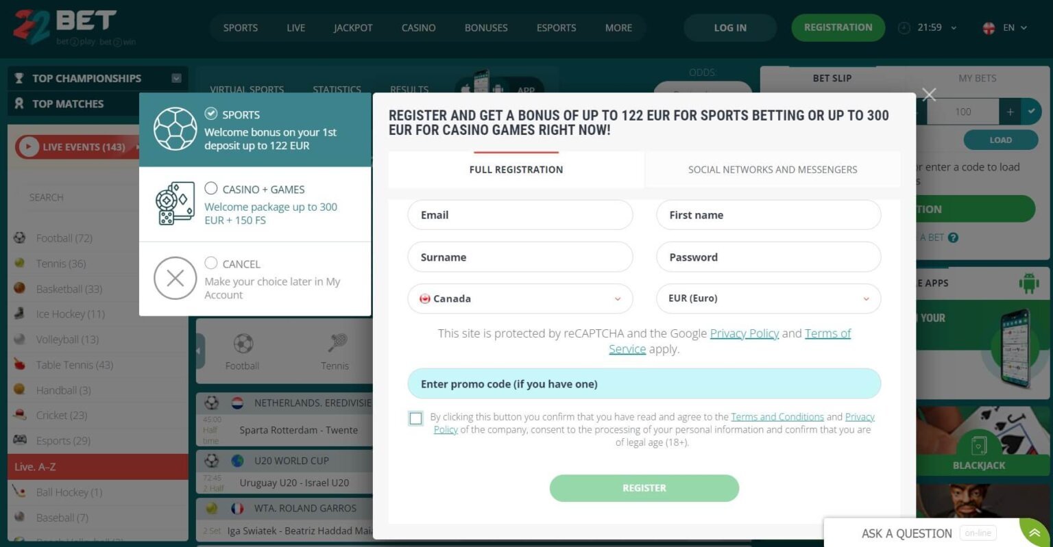 sports betting login