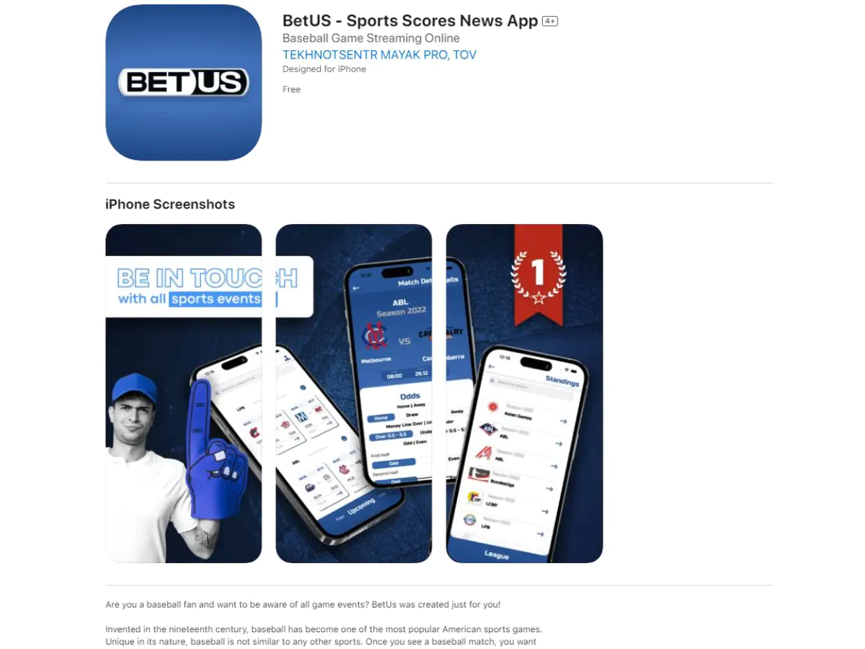 App Store BetUS BetUS App Store