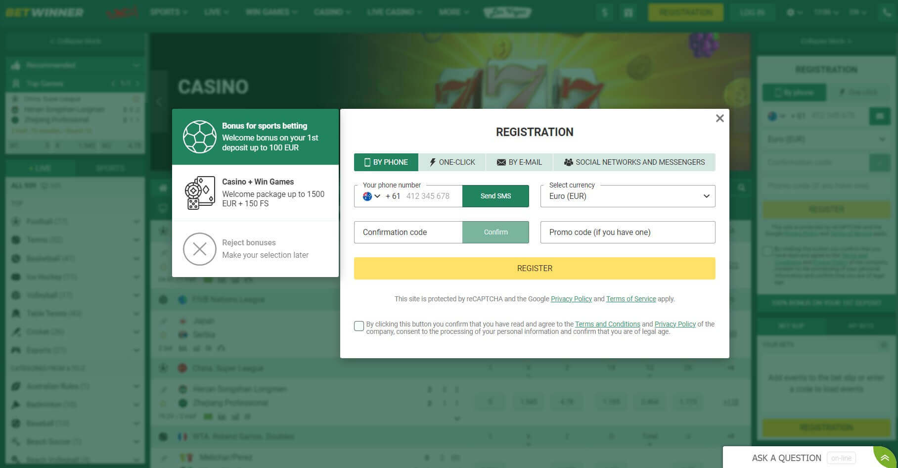 BetWinner Open Account BetWinner Registration