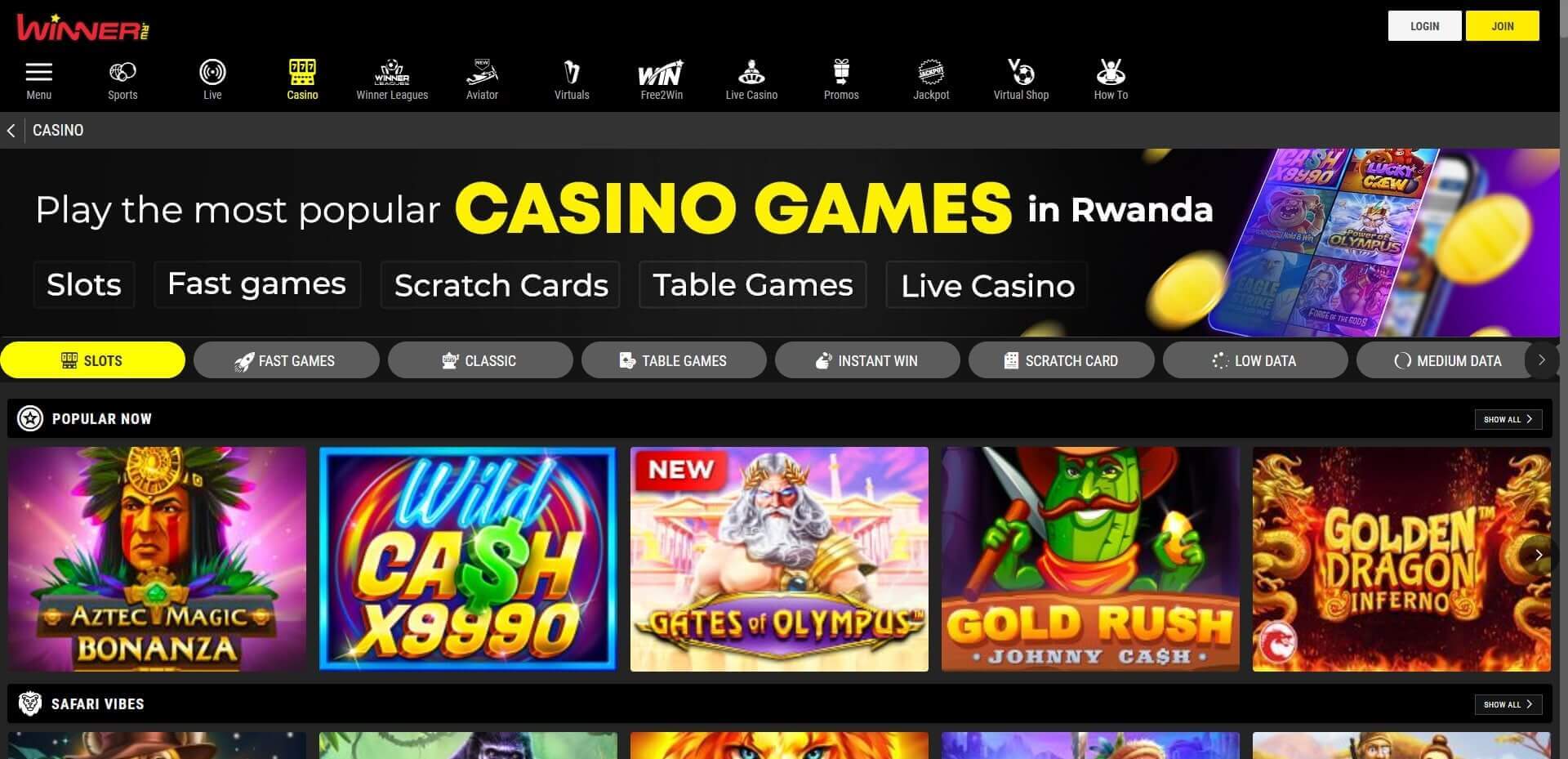 Casino Winner.rw Winner.rw Casino