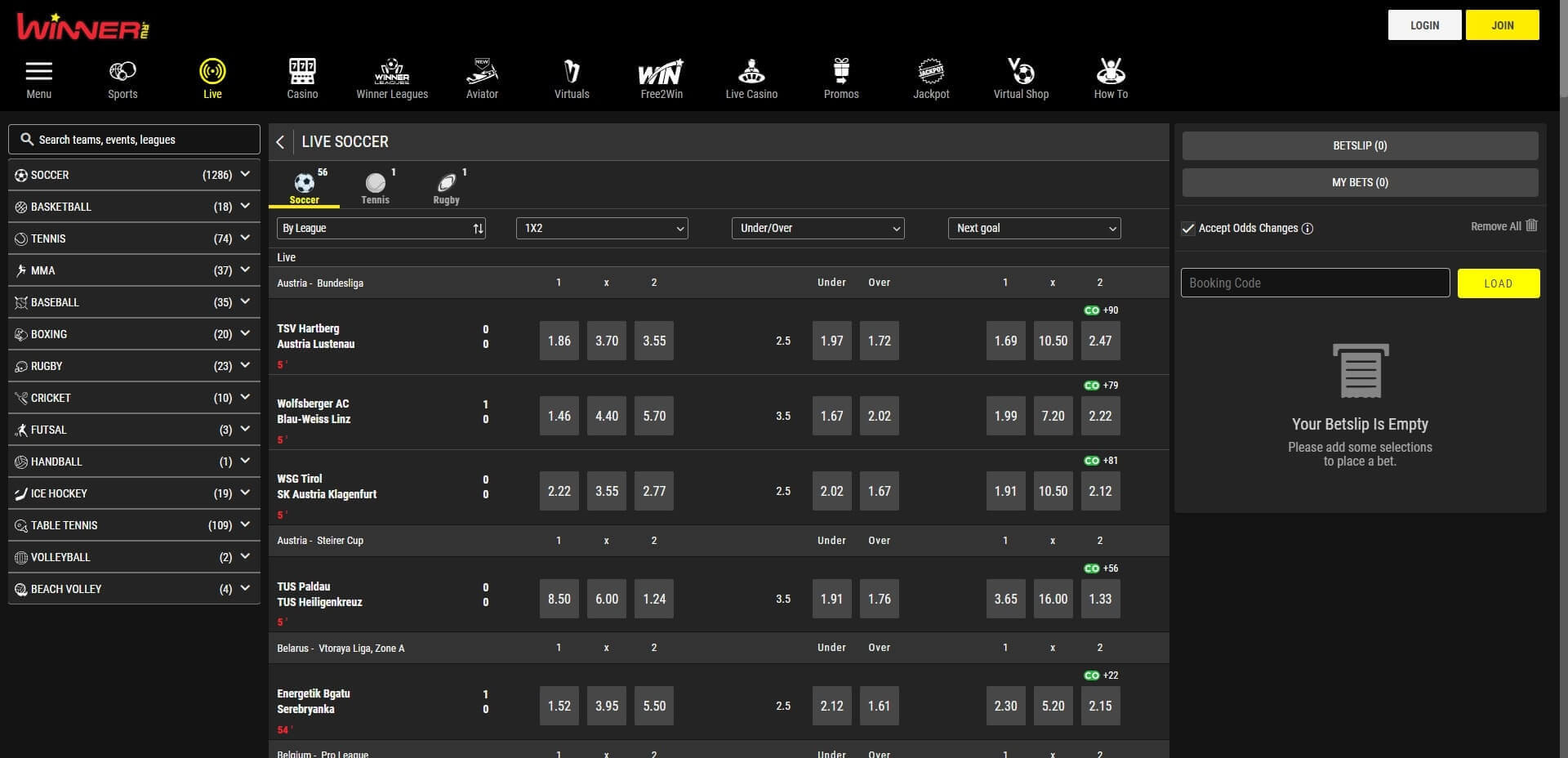 Live Betting Winner.rw Winner.rw Live Betting