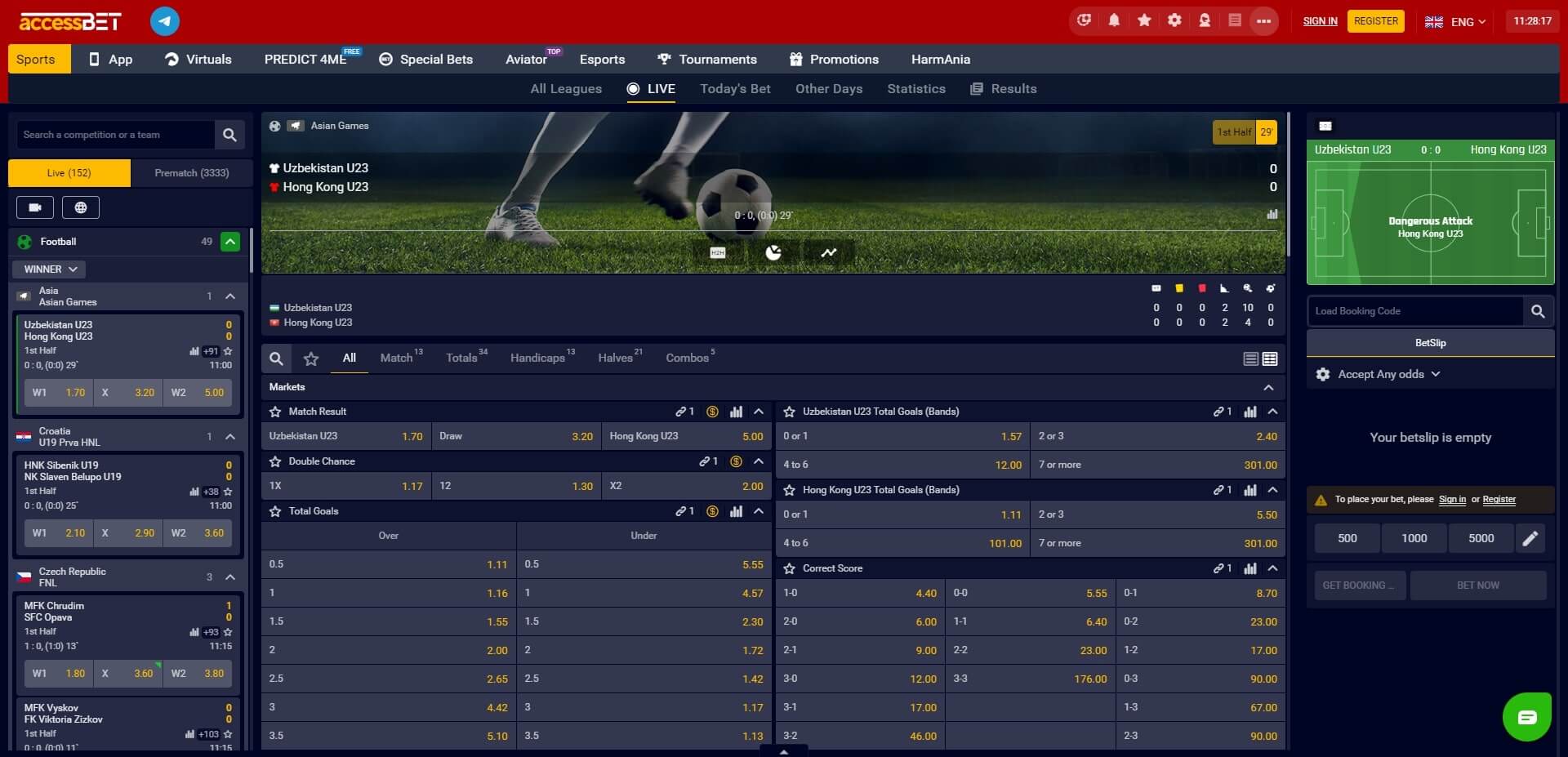 Live Betting AccessBET AccessBET Live Betting