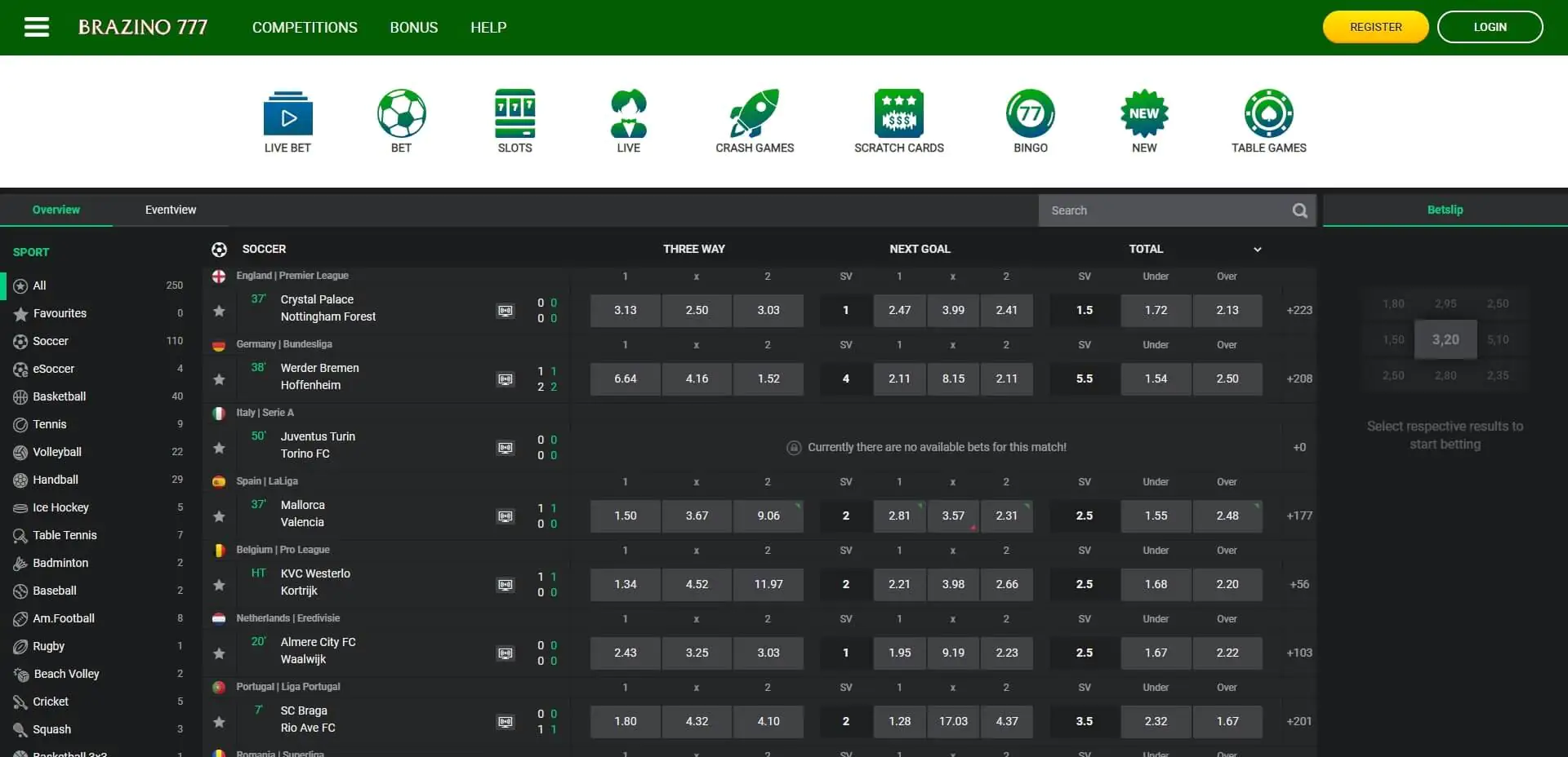 Live Betting Brazino777 Brazino777 Live Betting
