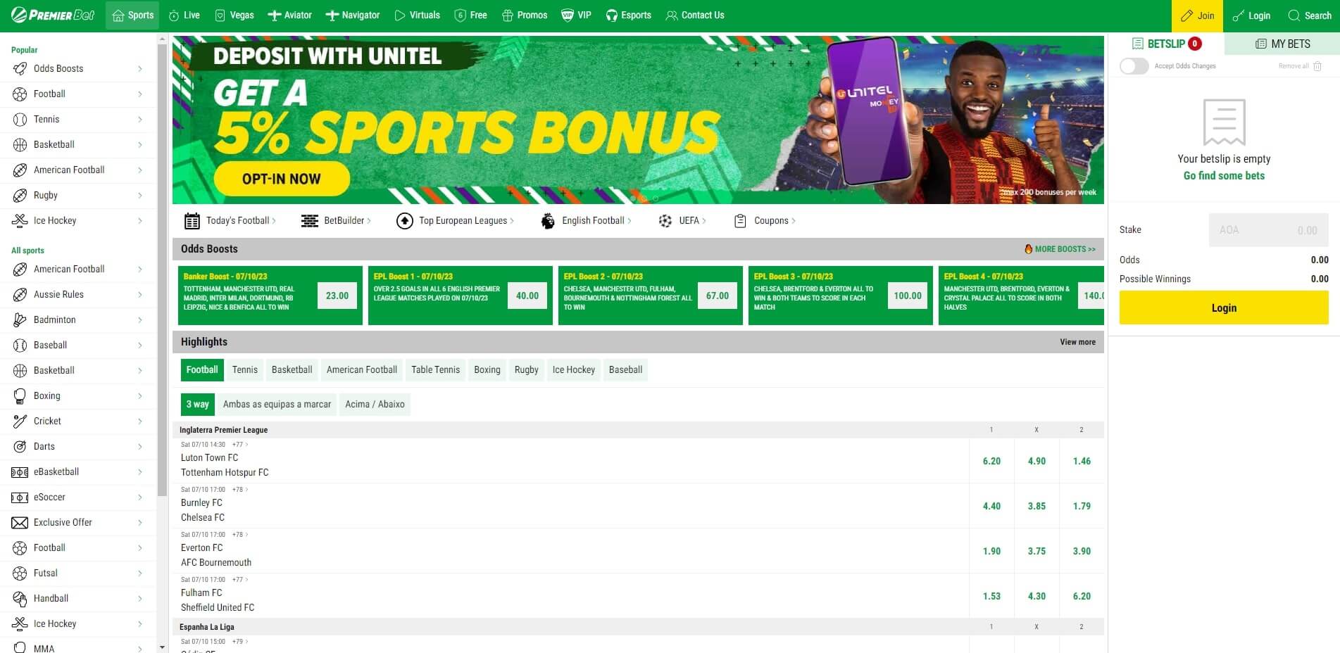 Review PremierBet PremierBet Review