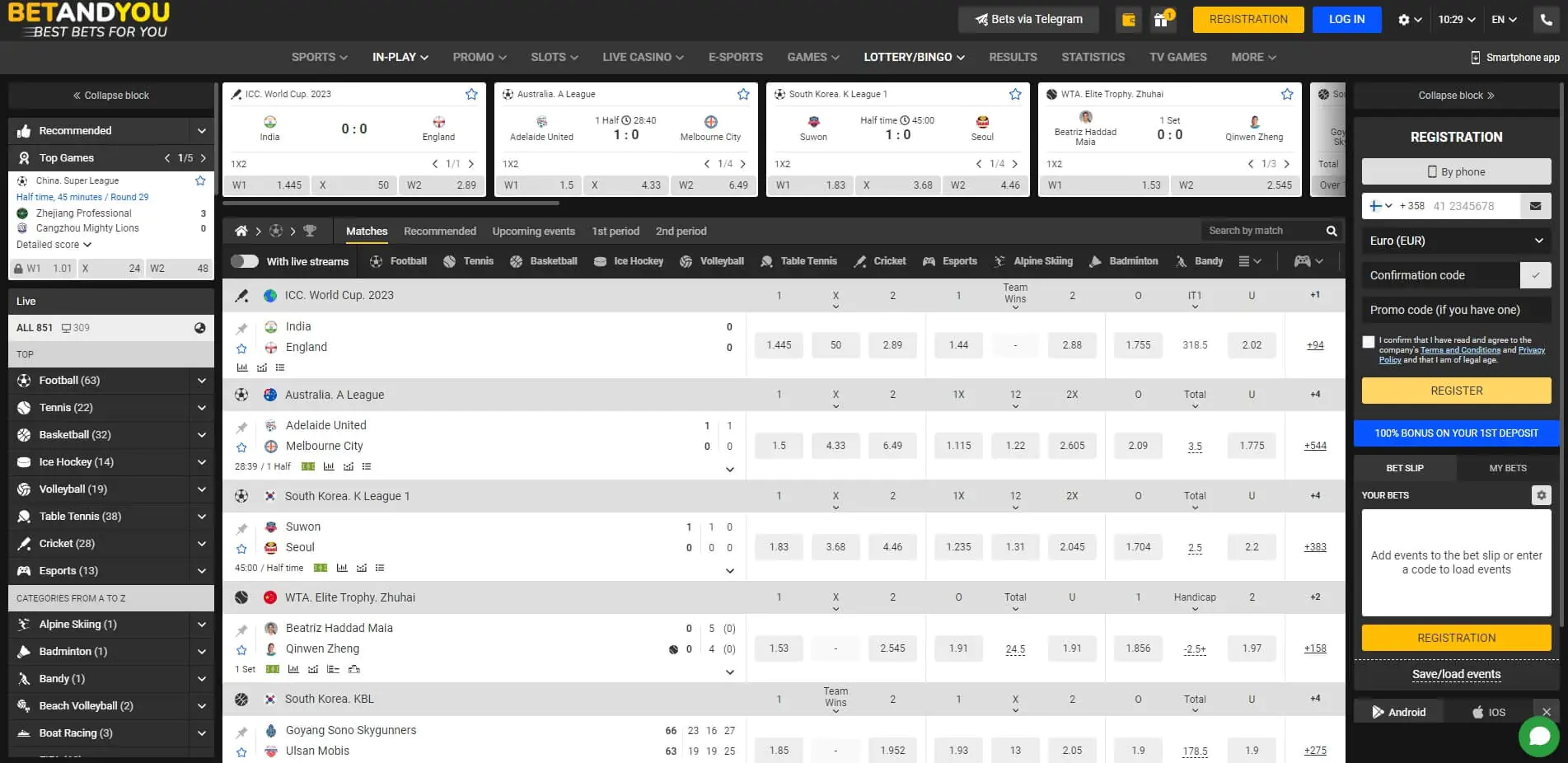 Live Betting Betandyou Betandyou Live Betting