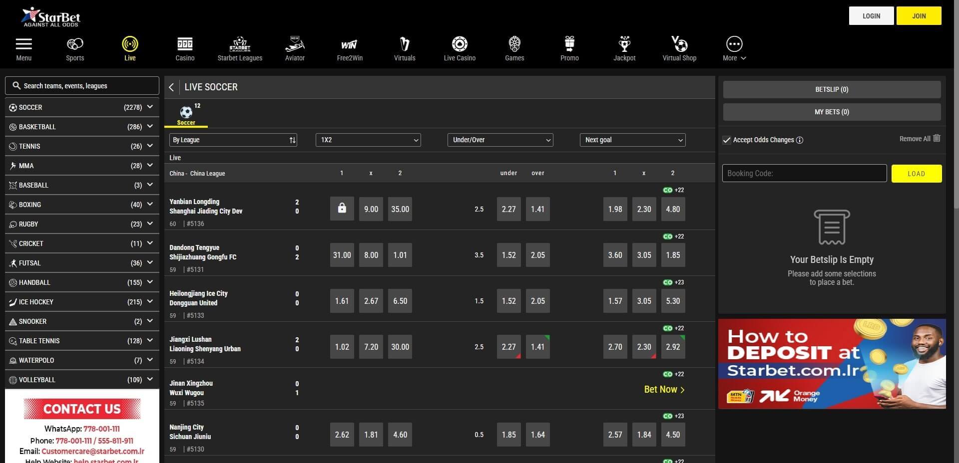 Live Betting Starbet lr Starbet lr Live Betting