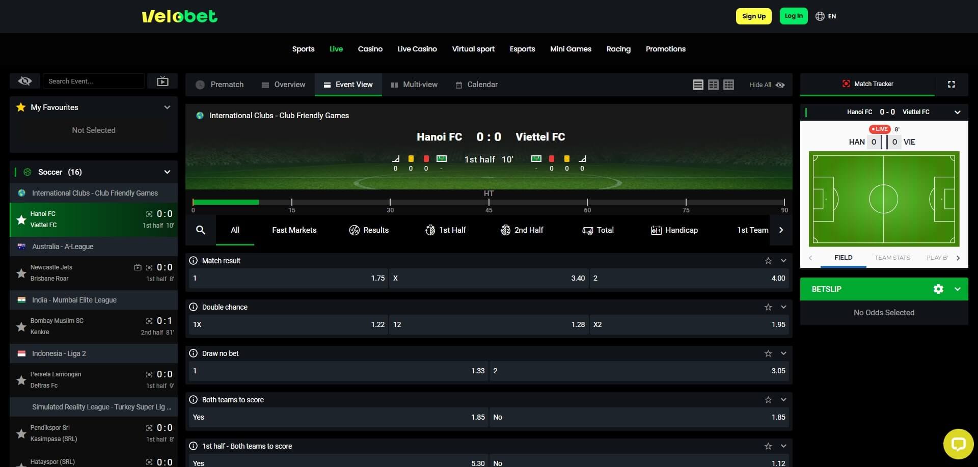 Live Betting Velobet Velobet Live Betting