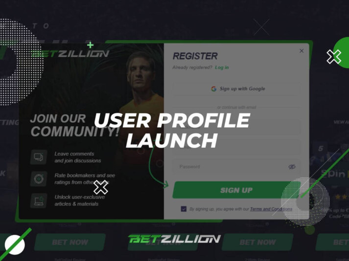 BetZillion User Profile Introduction