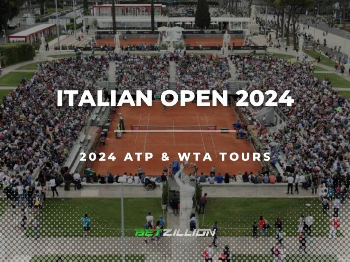 ATP & WTA Betting Odds for 2024 Italian Open Tennis