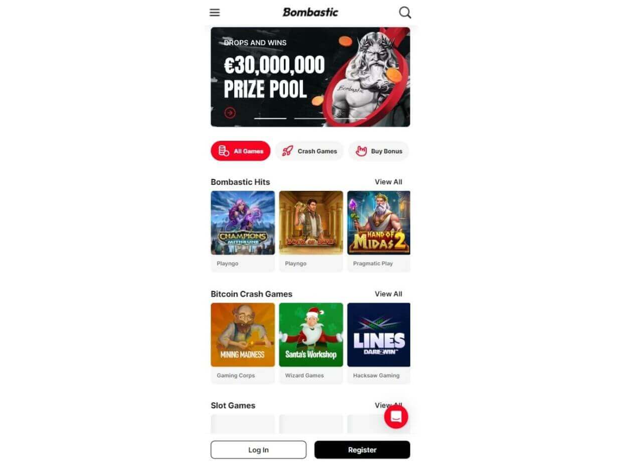 Bombastic Mobile Casino Mobile Casino Bombastic