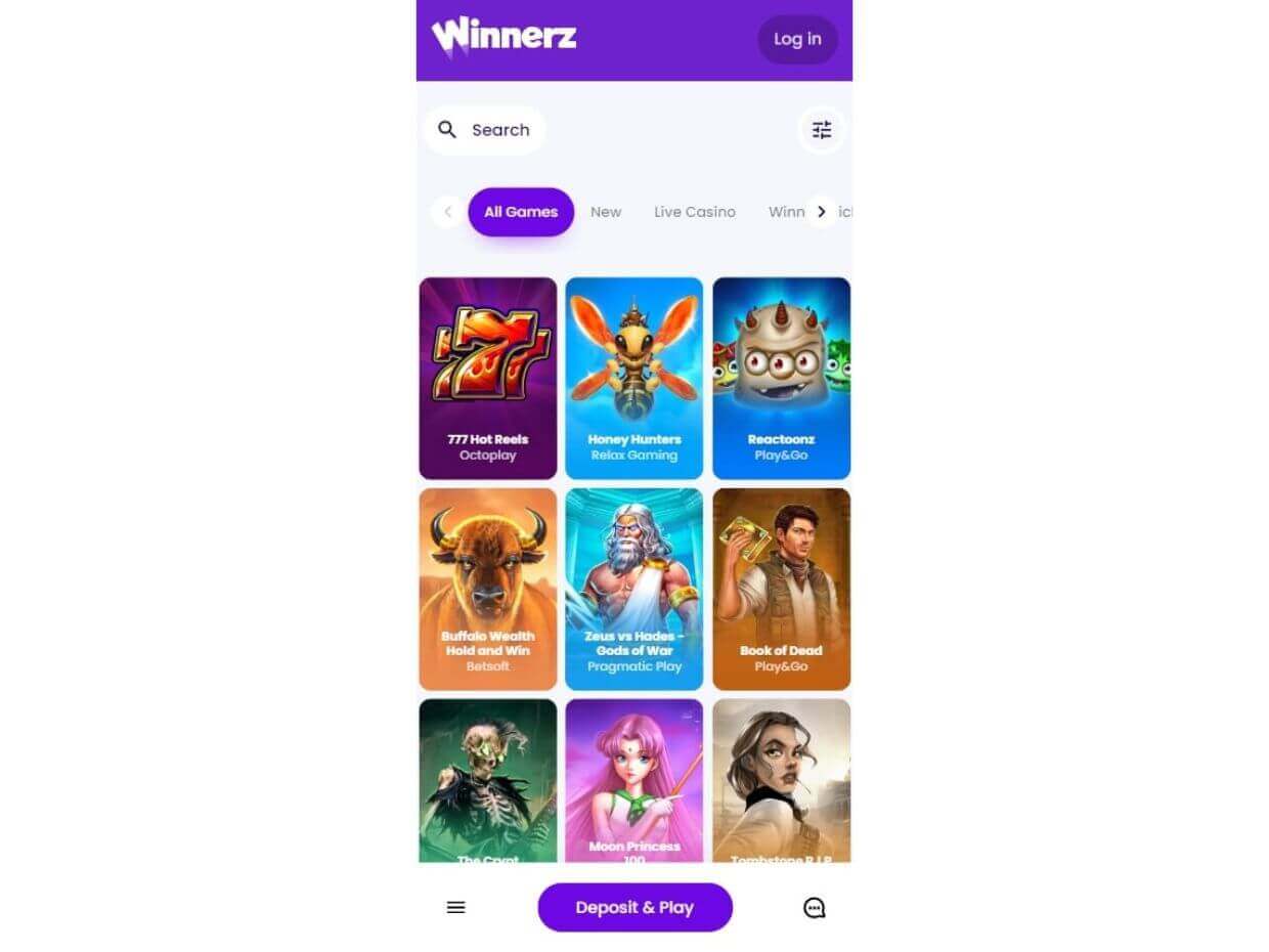 Winnerz Mobile Casino Casino Winnerz Mobile