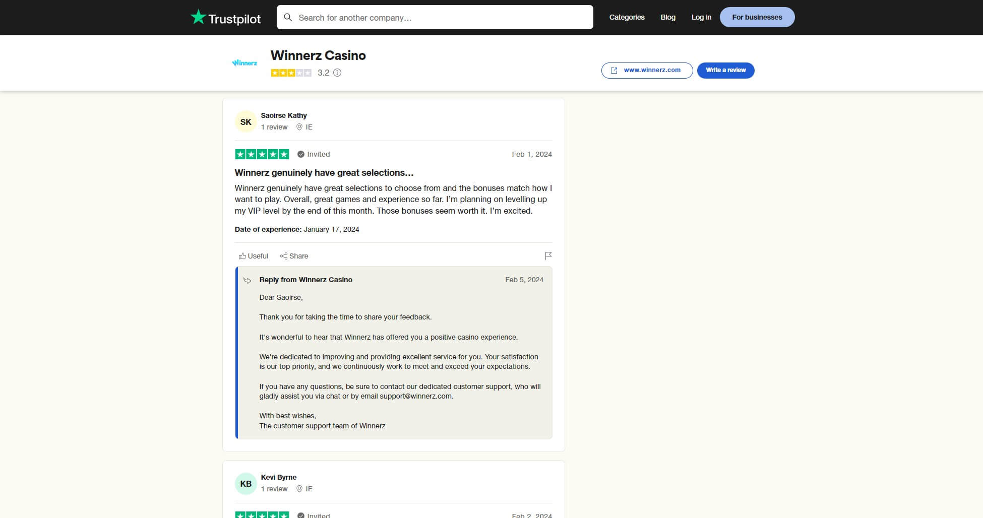 Winnerz Customer Reviews Customer Reviews Winnerz
