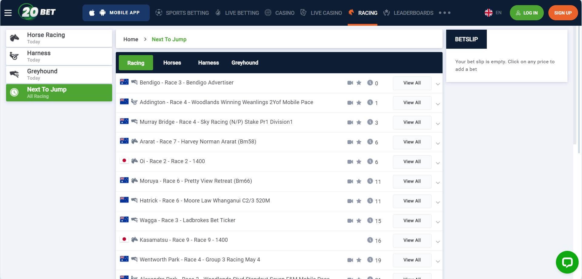 20Bet Racing Racing 20Bet