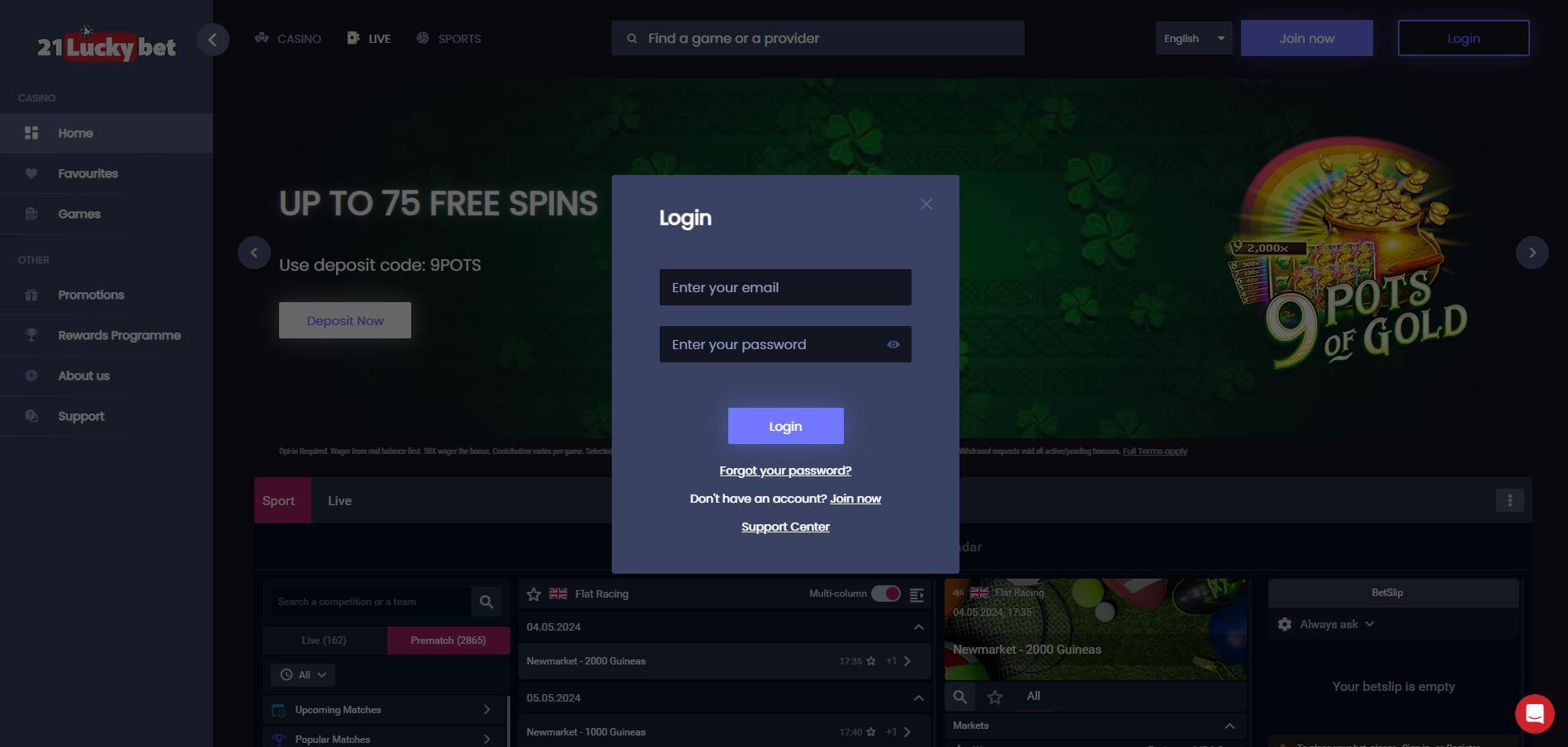 21LuckyBet Log In Log In 21LuckyBet