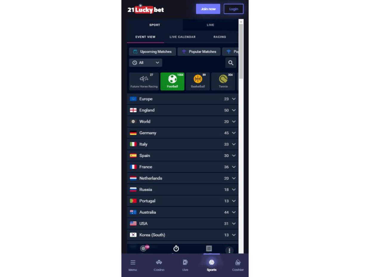 21LuckyBet Mobile Review Mobile Review 21LuckyBet