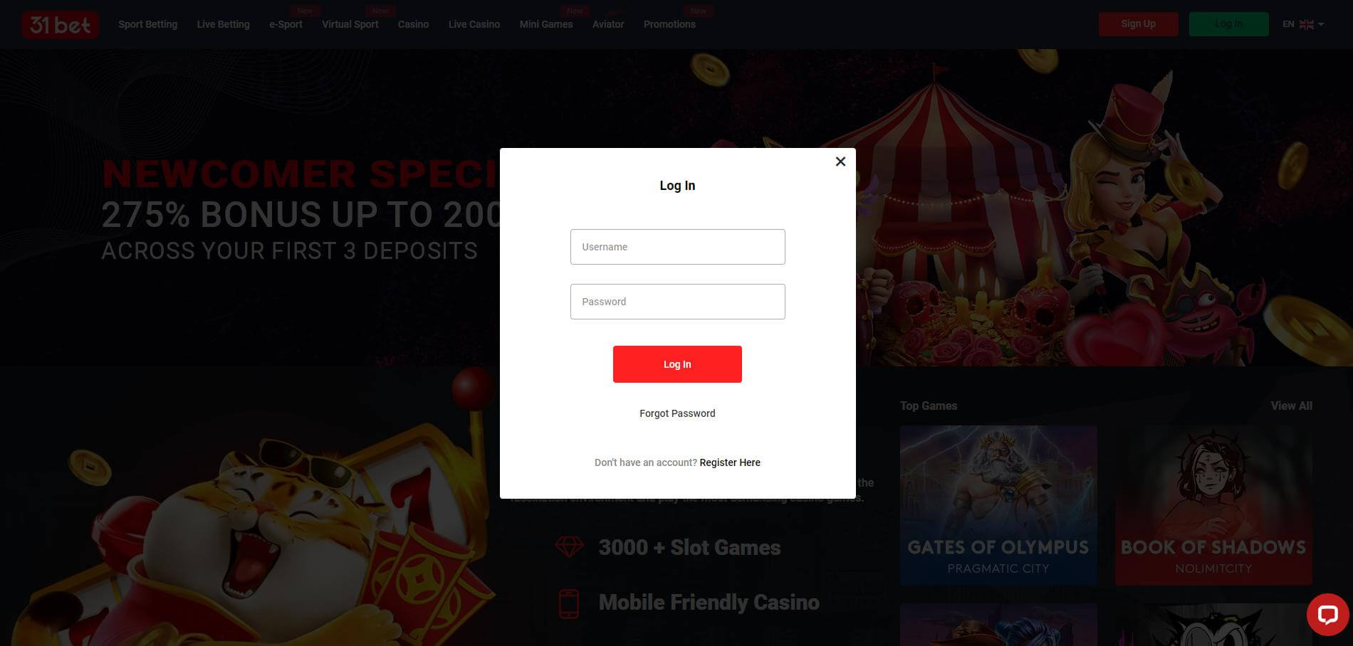 31Bet Log In Log In 31Bet