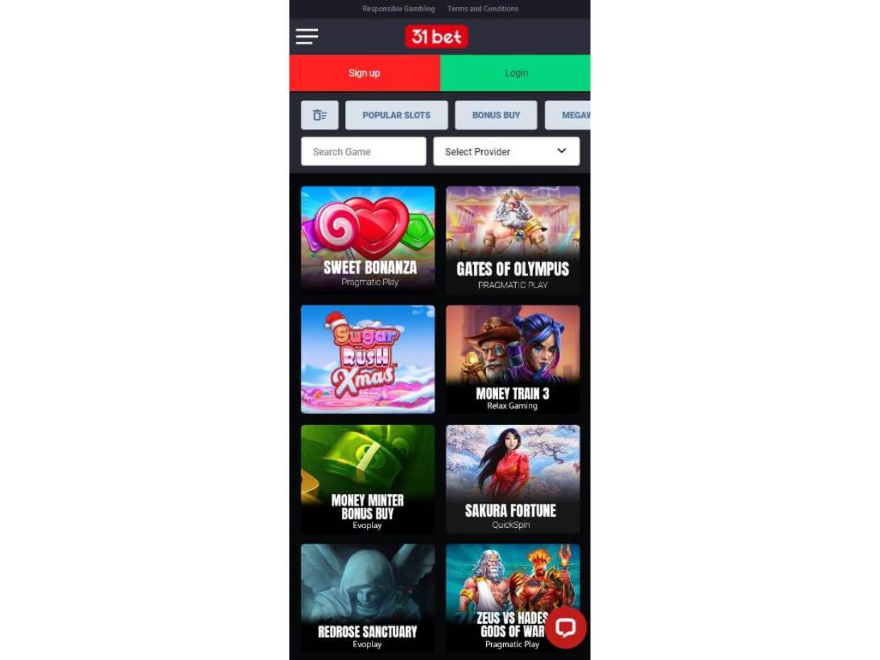 31Bet Mobile Casino Mobile Casino 31Bet
