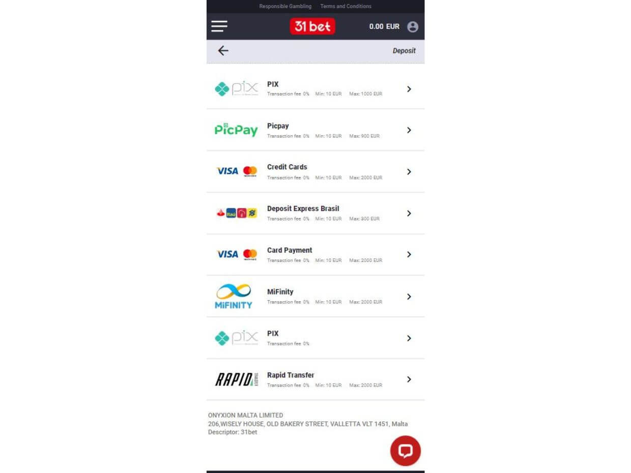 31Bet Mobile Deposit Mobile Deposit 31Bet