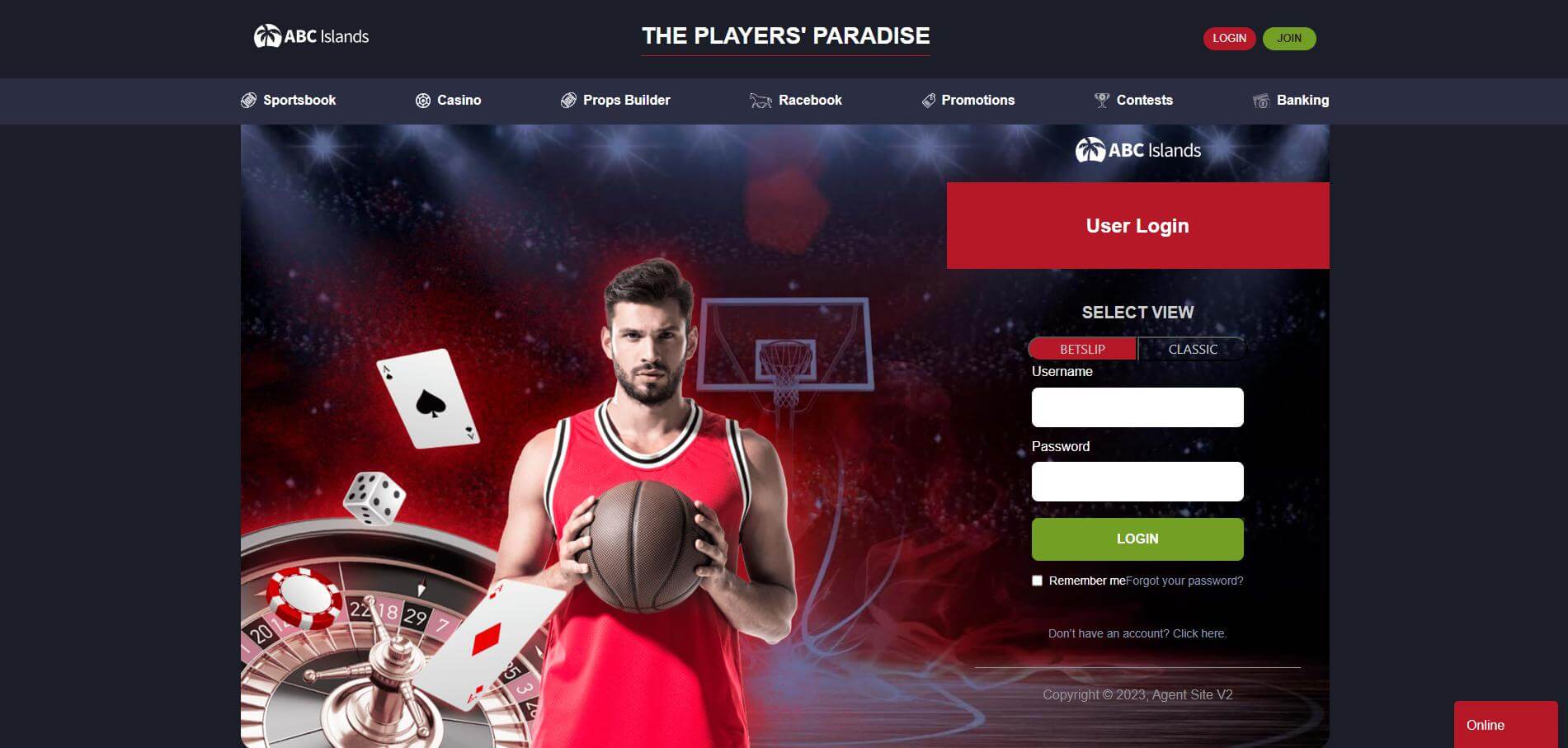 ABCIslands Log In Log In ABCIslands