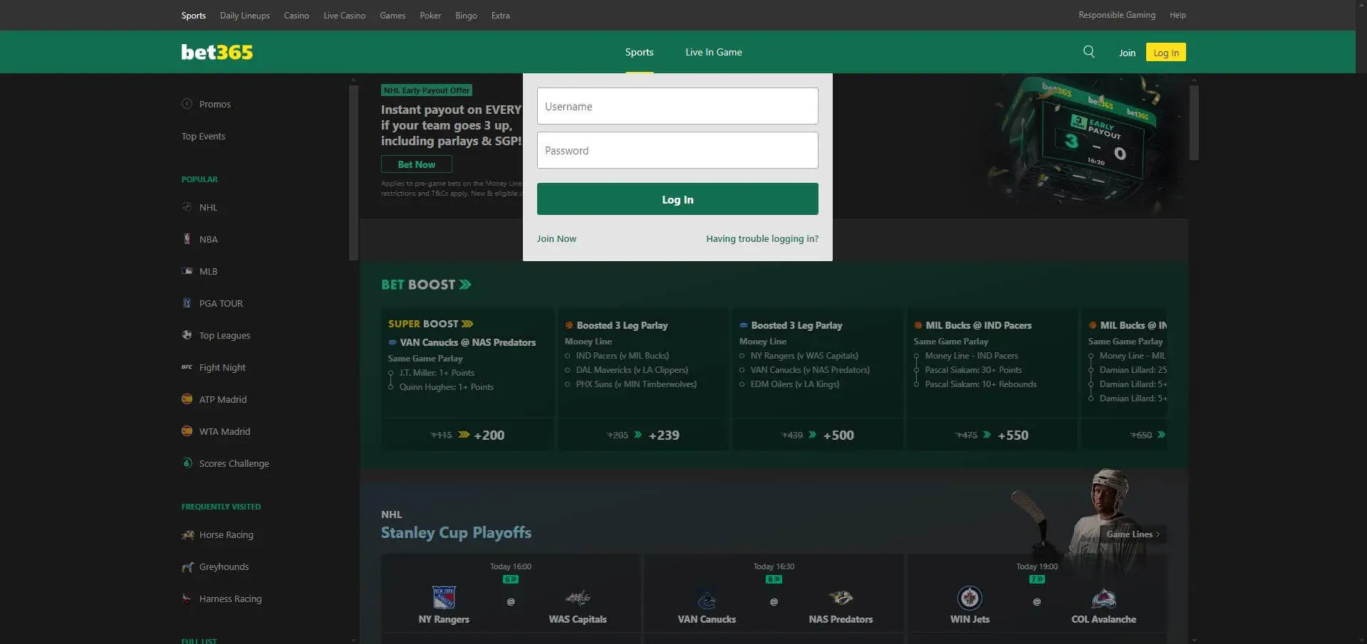 bet365 Website
