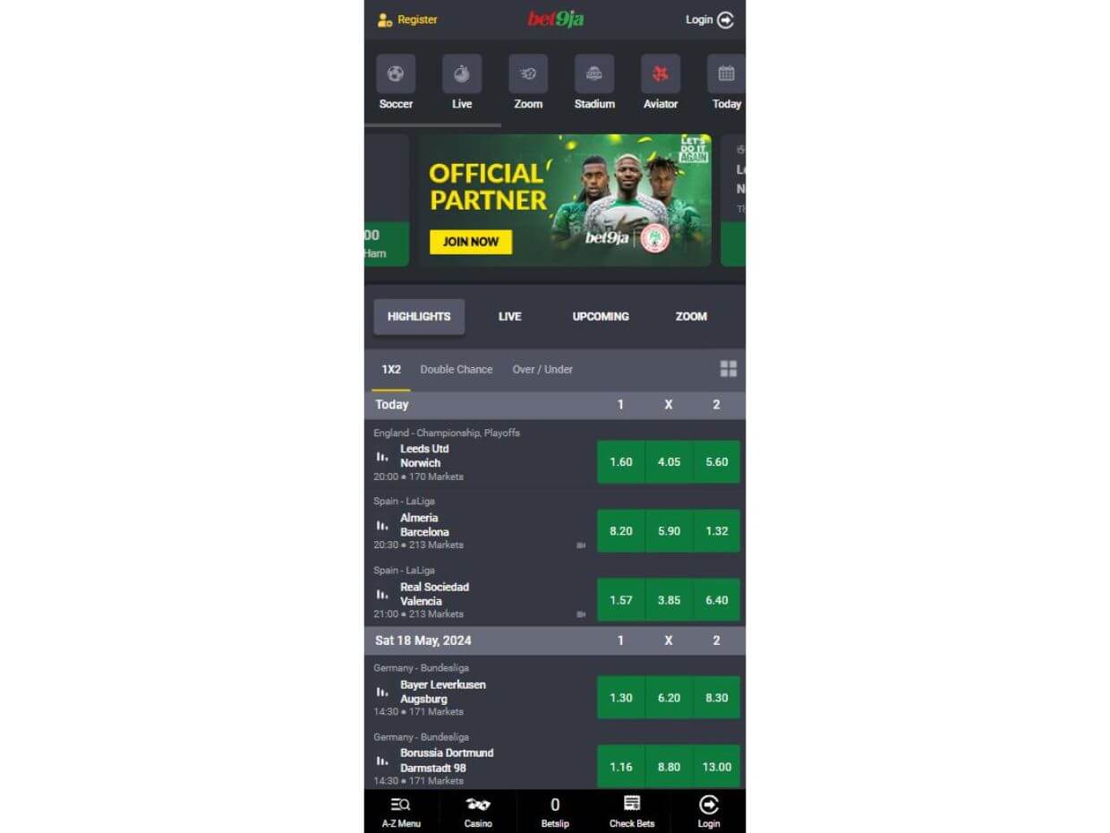 Mobile Review Bet9ja