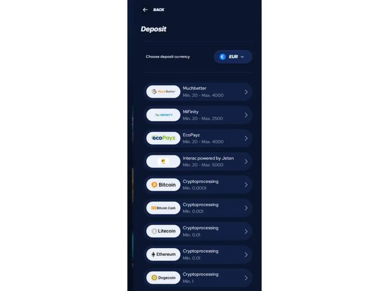 BetBeast Mobile Deposit Mobile Deposit BetBeast