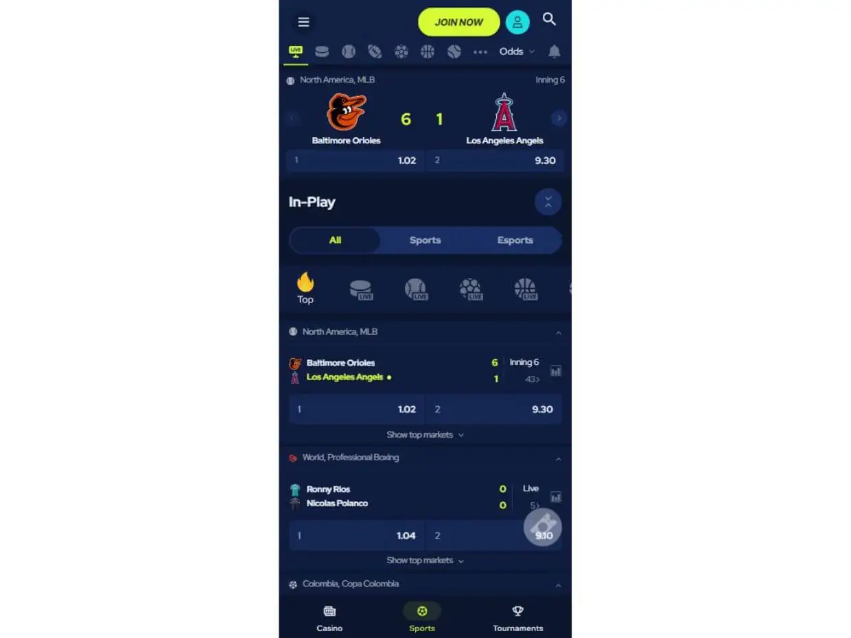 BetBeast Mobile Live Betting Mobile Live Betting BetBeast
