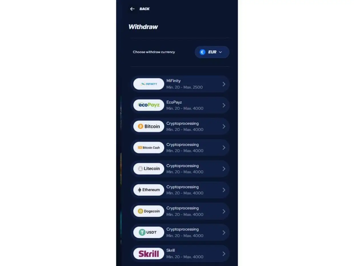 BetBeast Mobile Withdraw Mobile Withdraw BetBeast