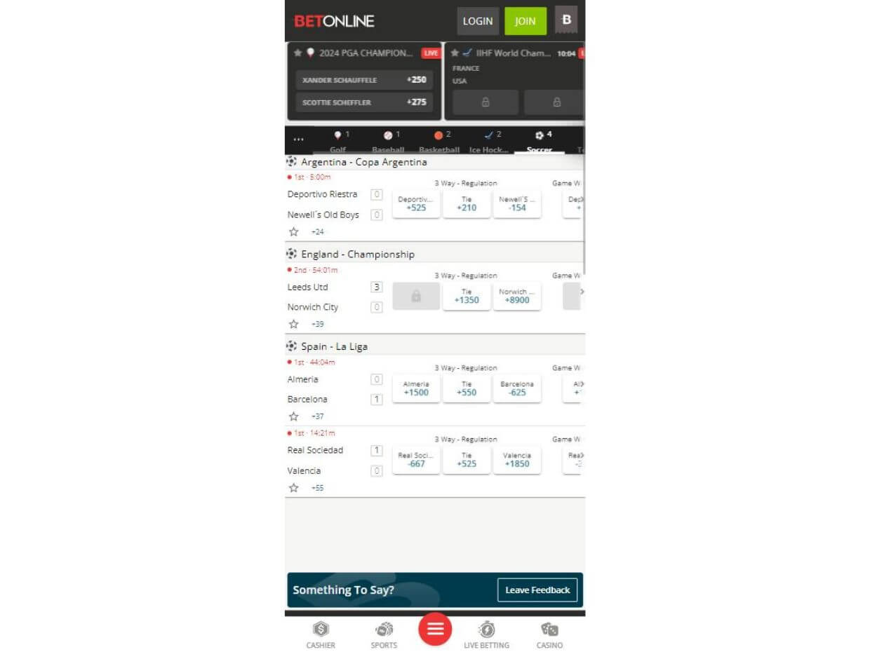 BetOnline Mobile Live Betting Mobile Live Betting BetOnline