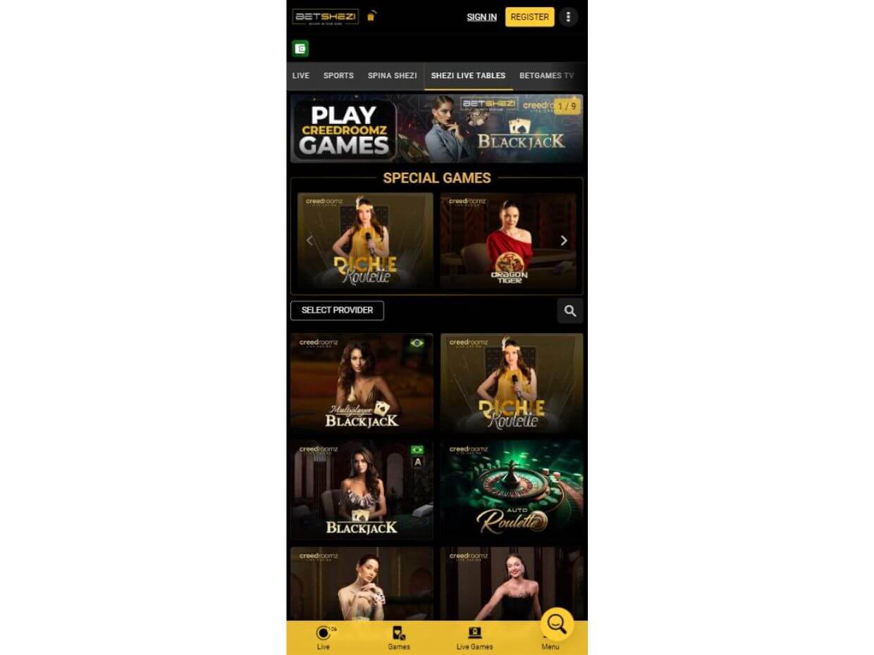 Betshezi Mobile Casino Mobile Casino Betshezi