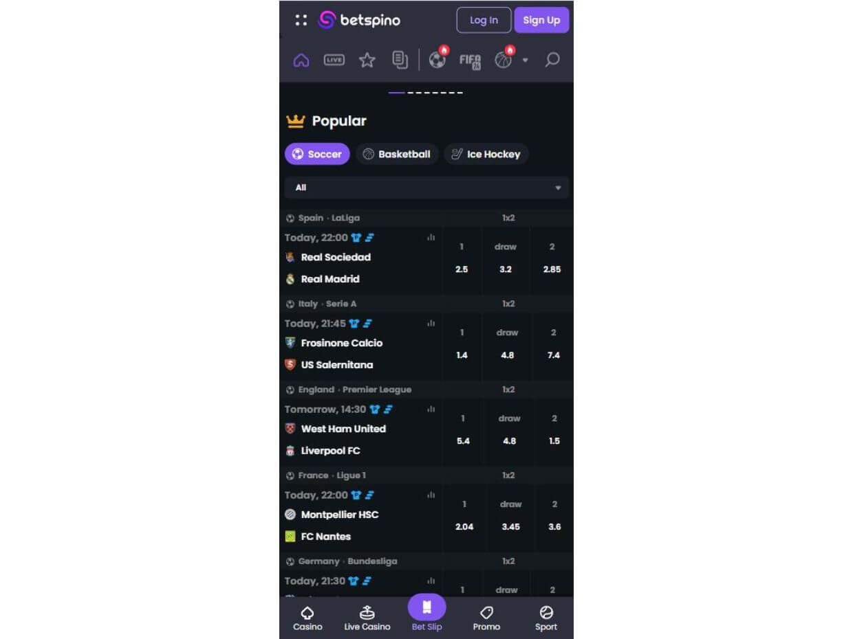 Mobile Review Betspino