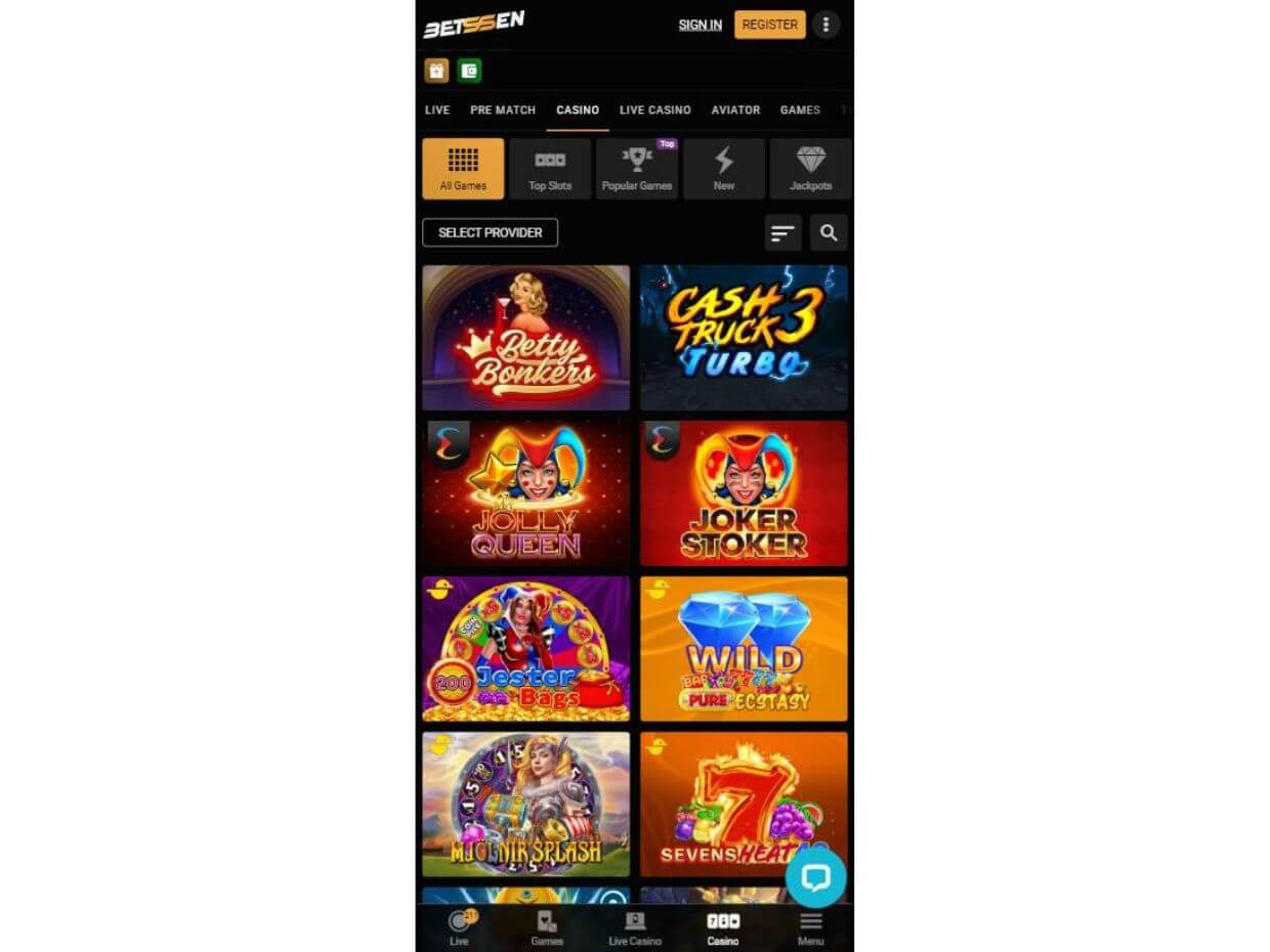 Betssen Mobile Casino Mobile Casino Betssen