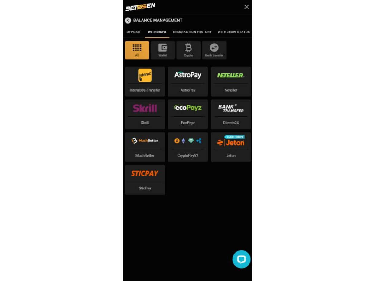 Betssen Mobile Withdraw Mobile Withdraw Betssen