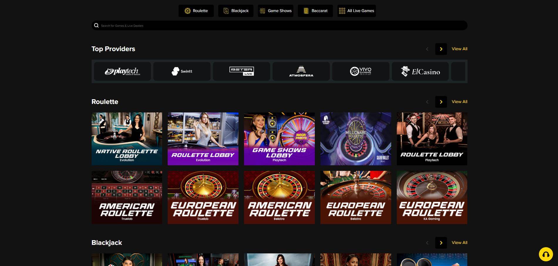 Betswap.gg Casino Live