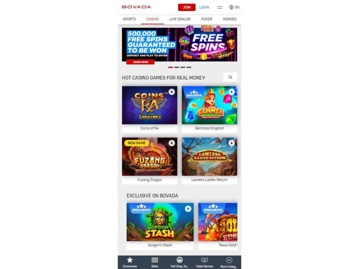 Bovada Mobile Casino Mobile Casino Bovada