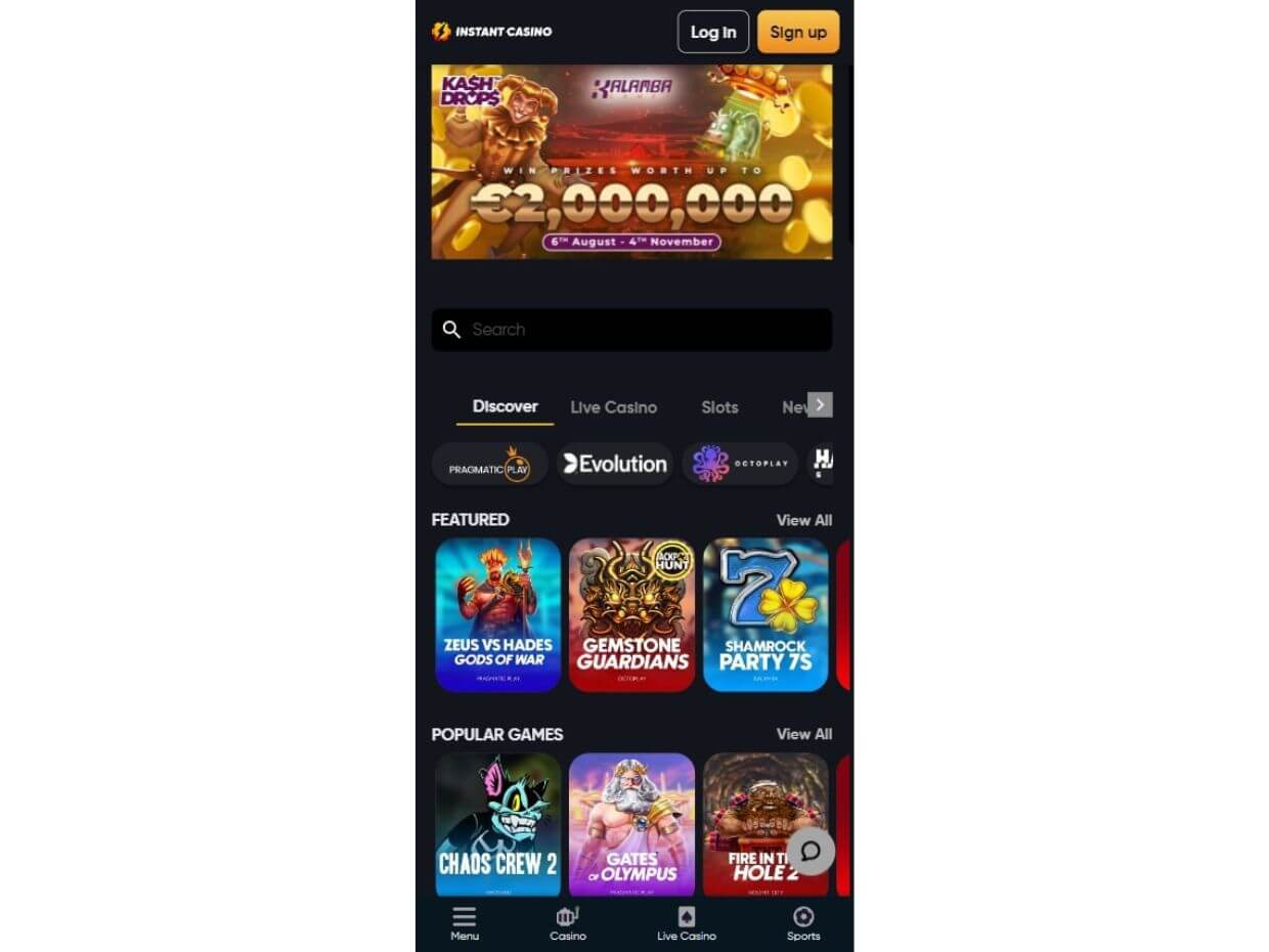 InstantCasino Mobile Casino Mobile Casino InstantCasino