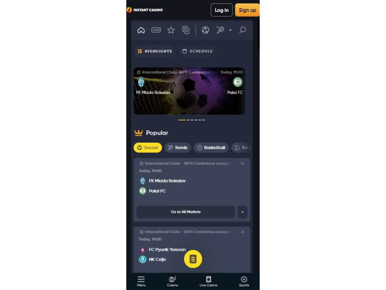 InstantCasino Mobile Review Mobile Review InstantCasino