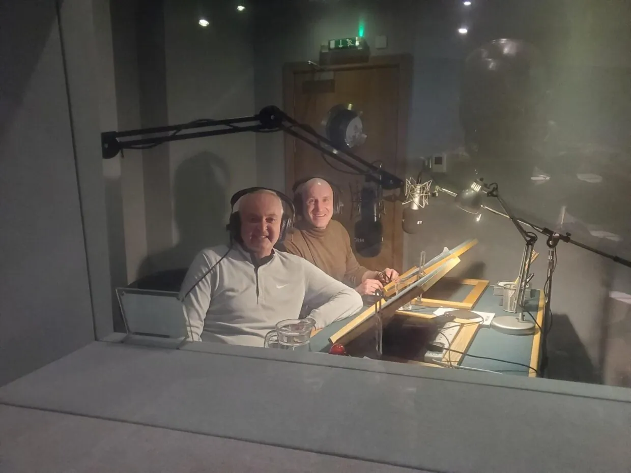 Derek Rae Working from Studio