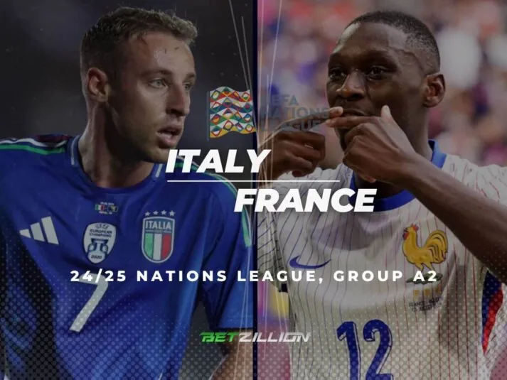 Italy vs France Betting Predictions & Odds (Nations League 2024-25 Group A2)